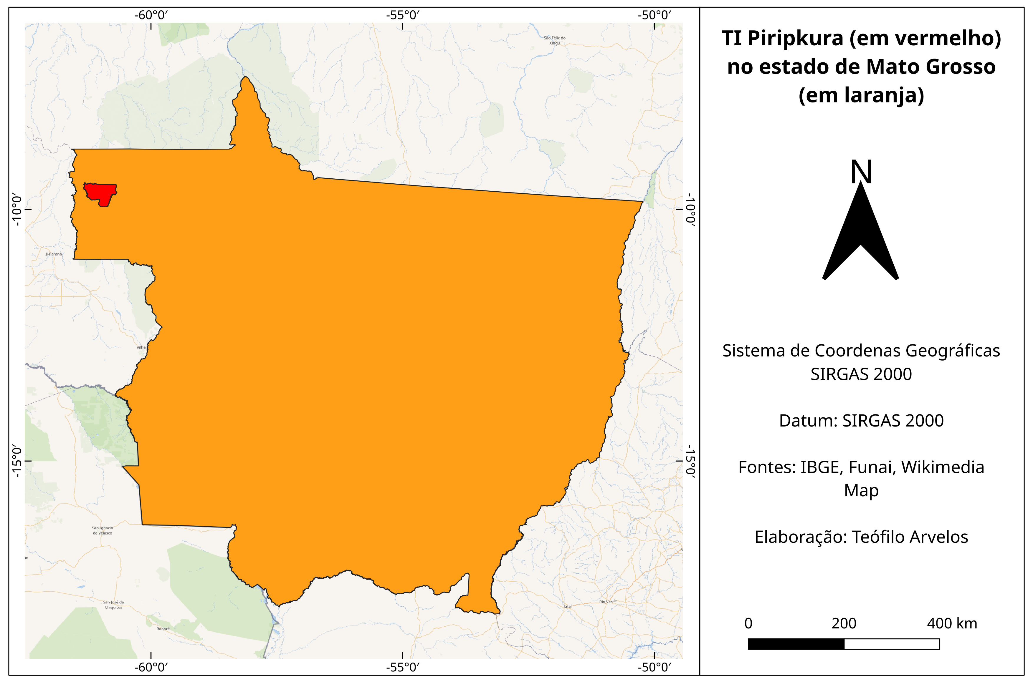 Mapa de localização